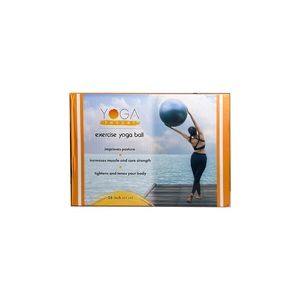 Silver Exercise Yoga Ball with Bump